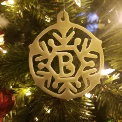 Snow flake ornament