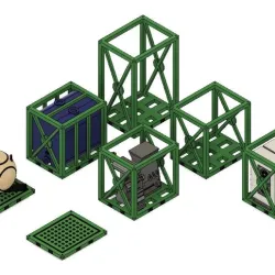 Stacking Generator and Server Frames 28mm