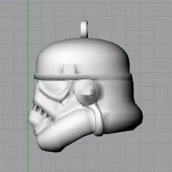 Star Wars stormtrooper helmet key ring