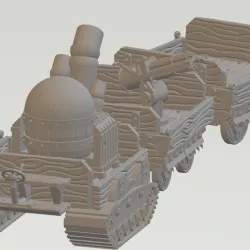 Steampunk Dragon Hunter Battlewagon