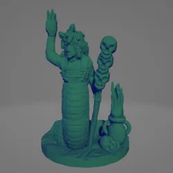 Support-Free Gorgon Necromancer
