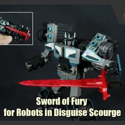 Sword of Fury for Transformers Robots in Disguise Scourge