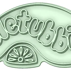 Teletubbies 5 Logo cookie cutter
