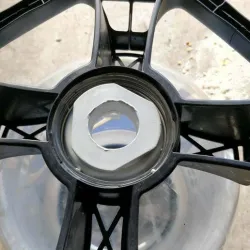 Template for machining Keykeg with a router