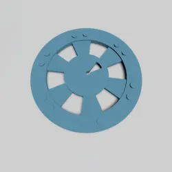 TMNT TEENAGE MUTANT NINJA TURTLES "SEWER LAIR" PLAYSET MANHOLE COVER (COMMERCIAL VERSION)