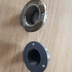 Trailer hub cover