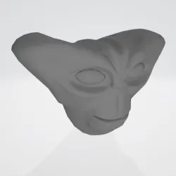 Triangle Alien Head