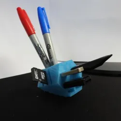 USB SD Card Holder hexagon
