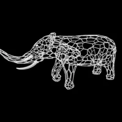 Voronoi Elephant