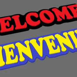 WELCOME-WELCOME POSTER X2