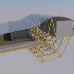 Wood Architecture Modell