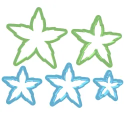 x5 sepalo flower cutter fondant biscuit