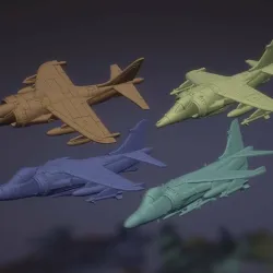 1:200 Hawker Siddeley Harrier/British Aerospace Sea Harrier