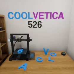 3D font "Coolvetica" | 3D font