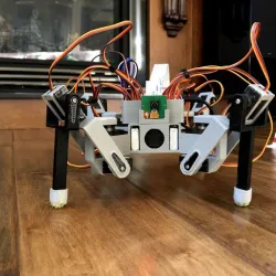 3D Printed Raspberry Pi Spider Robot Platform