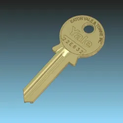 6-PIN YALE PIN TUMBLER KEY BLANK