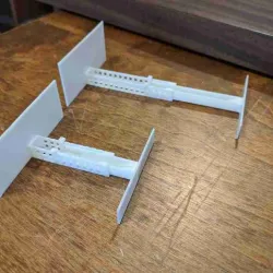 Adjustable drawer spacer