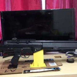 Airsoft and  real steel G3 mag stand