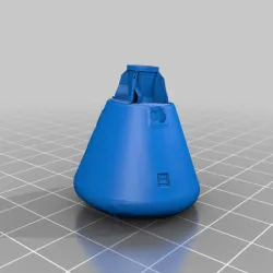 Apollo 11 Command Module Extruder Spinner, Ender 3 Pro