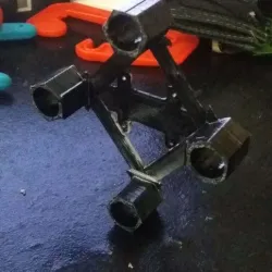 batter holder/landing pads