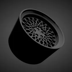 BBS E49 SCALABLE AND PRINTABLE RIMS