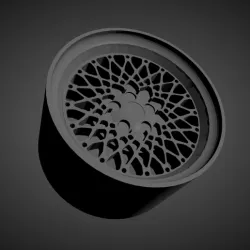 BBS E50 SCALABLE AND PRINTABLE RIMS