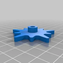 Bed Leveling Knob M3 Insert Nut 0.5 pitch