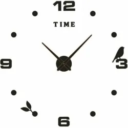 big giant wall clock big bird-branch