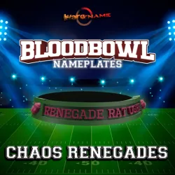 BLOODBOWL 2020 NAMEPLATES CHAOS RENEGADES (includes starplayers)