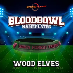BLOODBOWL 2020 NAMEPLATES WOOD ELVES (includes starplayers)