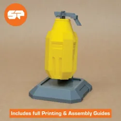 Borderlands Hyperion Grenade 3D Model - STL file for 3D Printing - 3D printable Borderlands 2 Prop - Borderlands Replica Weapon for Cosplay