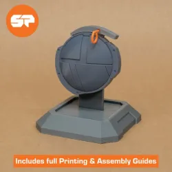 Borderlands Maliwan Grenade 3D Model - STL file for 3D Printing - 3D printable Borderlands 2 Prop - Borderlands Replica Weapon for Cosplay
