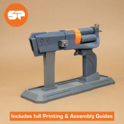 Borderlands Maliwan Pistol 3D Model - STL file for 3D Printing - 3D printable Borderlands 2 Prop - Borderlands Replica Weapon for Cosplay