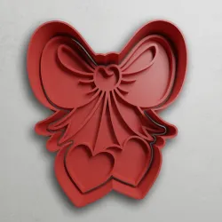 Bow with hearts