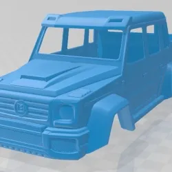 Brabus G700 6x6 Printable Body Car