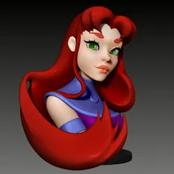 Bust Posed - Starfire
