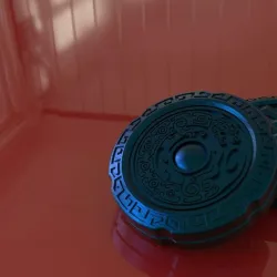 Chinese Armor haptic coin (Fidget Coin)