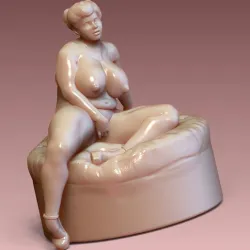 Chubby Model Puff