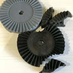 Clamping wheel for single trestle