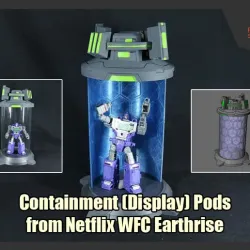 Containment Pods from Transformers Netflix WFC Earthrise