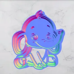 Cute baby elephant cookie cuter