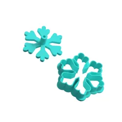 cutting and ejector snowflake - copo de nieve cortante y expulsor