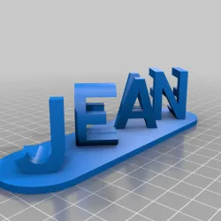 DUAL WORD JEAN