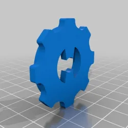 Factorio Gear Extruder Wheel