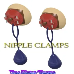 Female Nipple Clamps  Fetish Nipple Teasers Breast squeeze Sensual Bondage Tits Nipple Clips Boobs Bondage Female Restraints fbn-07 3d print cnc