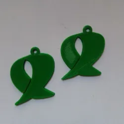 Feminist pro choice green scarf abortion earrings