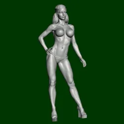 Fitness model - topless