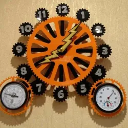 Funky gears clock