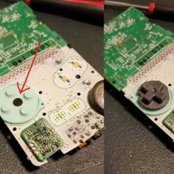 Game Boy D-pad spacer