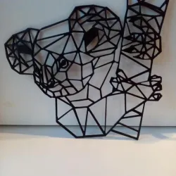 geometric koala bear